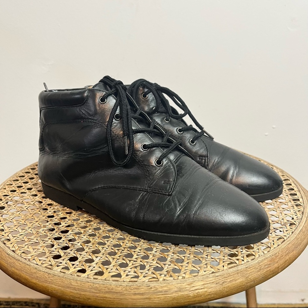 Vintage 80’s Partners black leather boots